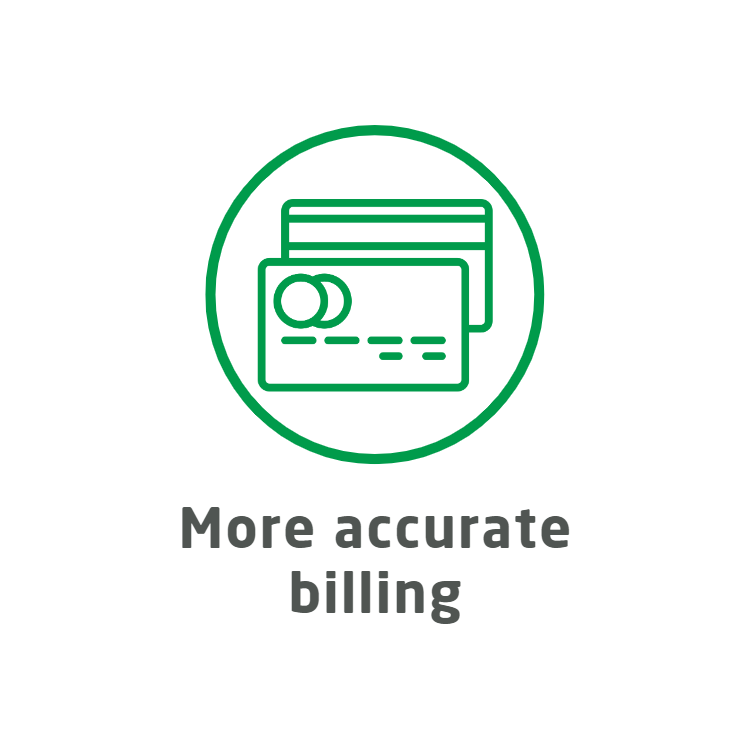 More accurate billing